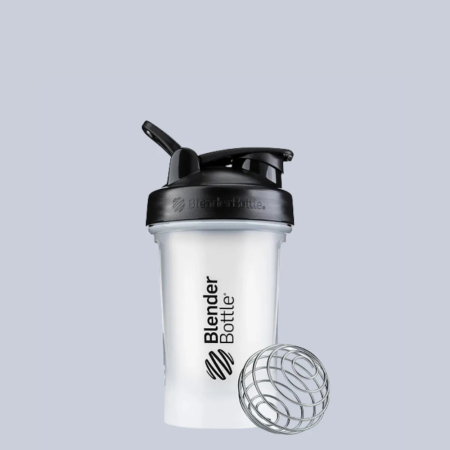 Coqueteleira Blender Bottle Classic V2 | 600ml | Transparente e Preto