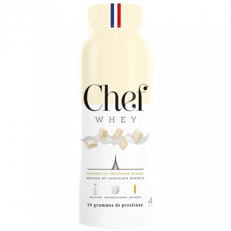 MONODOSE CHEF WHEY 40G MOUSSE DE CHOCOLATE BRANCO
