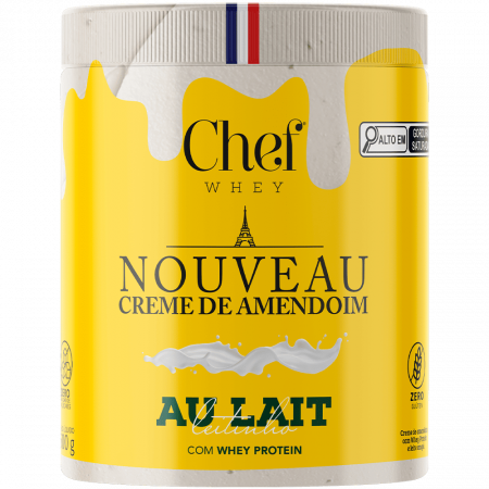 CREME DE AMENDOIM - LEITINHO 600G - CHEF WHEY